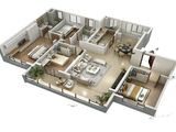 碧桂园天誉世家_4室2厅2卫 建面150平米