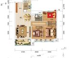 瑞昌奥园广场_3室2厅1卫 建面95平米