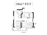 建发央著_3室2厅2卫 建面120平米