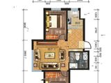 满融首府_2室2厅1卫 建面66平米