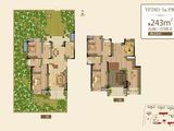 新田城_5室3厅4卫 建面243平米