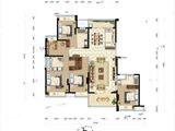 宝汇城潮寓、宝汇城V-HOUS_5室2厅3卫 建面214平米