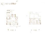 葛洲坝紫郡府_4室2厅3卫 建面158平米
