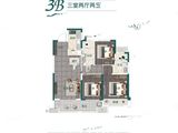 金地格林格林_3室2厅2卫 建面105平米
