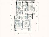 武汉城建融创奥璟园_3室2厅2卫 建面97平米
