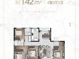 招商溪悦水岸_4室2厅2卫 建面142平米