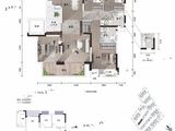 云星钱隆御园_4室2厅2卫 建面137平米