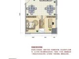 银座中心领寓_2室1厅1卫 建面98平米
