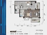 猎天大学郡_2室2厅1卫 建面56平米