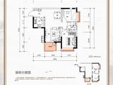 龙光玖誉城_2室2厅1卫 建面73平米