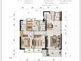 碧桂园新城之光_3室2厅2卫 建面107平米