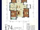 祖山小镇木兰明珠城_4室2厅2卫 建面174平米