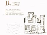 誉景澜庭_3室2厅2卫 建面99平米