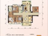 诗蓝春晓_4室2厅2卫 建面108平米