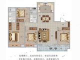 绿地临沂城际空间站_4室2厅2卫 建面168平米