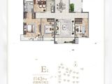 华侨城纯水岸_4室2厅2卫 建面143平米
