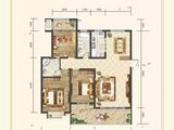 万恒润誉天下_3室2厅1卫 建面125平米