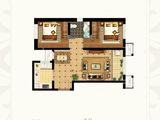 东方丽城_2室2厅1卫 建面75平米