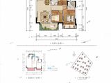 南宁九宸府_3室2厅2卫 建面88平米