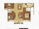 万家金域华府_3室2厅2卫 建面119平米