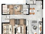 碧桂园锦里_4室2厅2卫 建面143平米