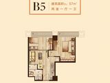 爱尚里_2室1厅1卫 建面57平米