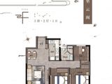 国泰云栖_3室2厅1卫 建面99平米