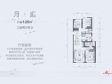 融创鹏辉玉兰星宸_3室2厅2卫 建面125平米