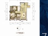 金龙滨河湾壹号_3室2厅1卫 建面102平米