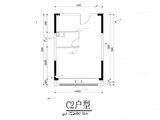 碧桂园高隆湾_C2户型 建面47平米