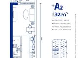 千灯湖C+_1室1厅1卫 建面32平米