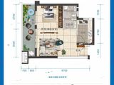 北投观海上城_1室1厅1卫 建面48平米