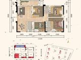 富利新城_4室2厅2卫 建面113平米