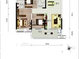 长投清能学府里_3室2厅2卫 建面105平米