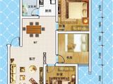 锦绣御珑湾_3室2厅1卫 建面98平米