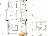 五矿万境水岸天境_2室1厅2卫 建面70平米