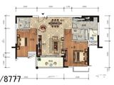 万隆清华坊_2室2厅2卫 建面84平米