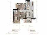 美的悦江府_3室2厅2卫 建面98平米