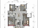 呼市金地峯启未来_4室2厅2卫 建面139平米