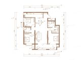 新汇学府壹號_3室2厅2卫 建面130平米