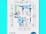 万基新翡翠上峸_2室2厅1卫 建面65平米