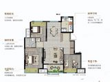 大发上坤铭悦四季_3室2厅2卫 建面89平米