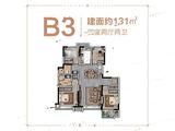 百脉悦府_4室2厅2卫 建面131平米