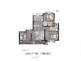 中天蓝光桃李府_3室2厅2卫 建面107平米