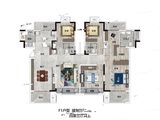 洛阳绿地城_4室3厅2卫 建面218平米