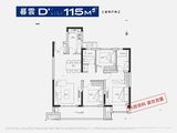 旭辉一江雲著_3室2厅2卫 建面115平米