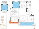 国兴三巽翡翠熙岸_3室2厅2卫 建面115平米