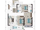 宏光揽境_3室2厅2卫 建面105平米