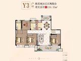 南崇和悦城_4室2厅2卫 建面134平米