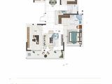 兴港永威观樾_3室2厅2卫 建面127平米